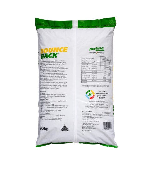 BOUNCE BACK FERTILISER 3:2: 2 20KG