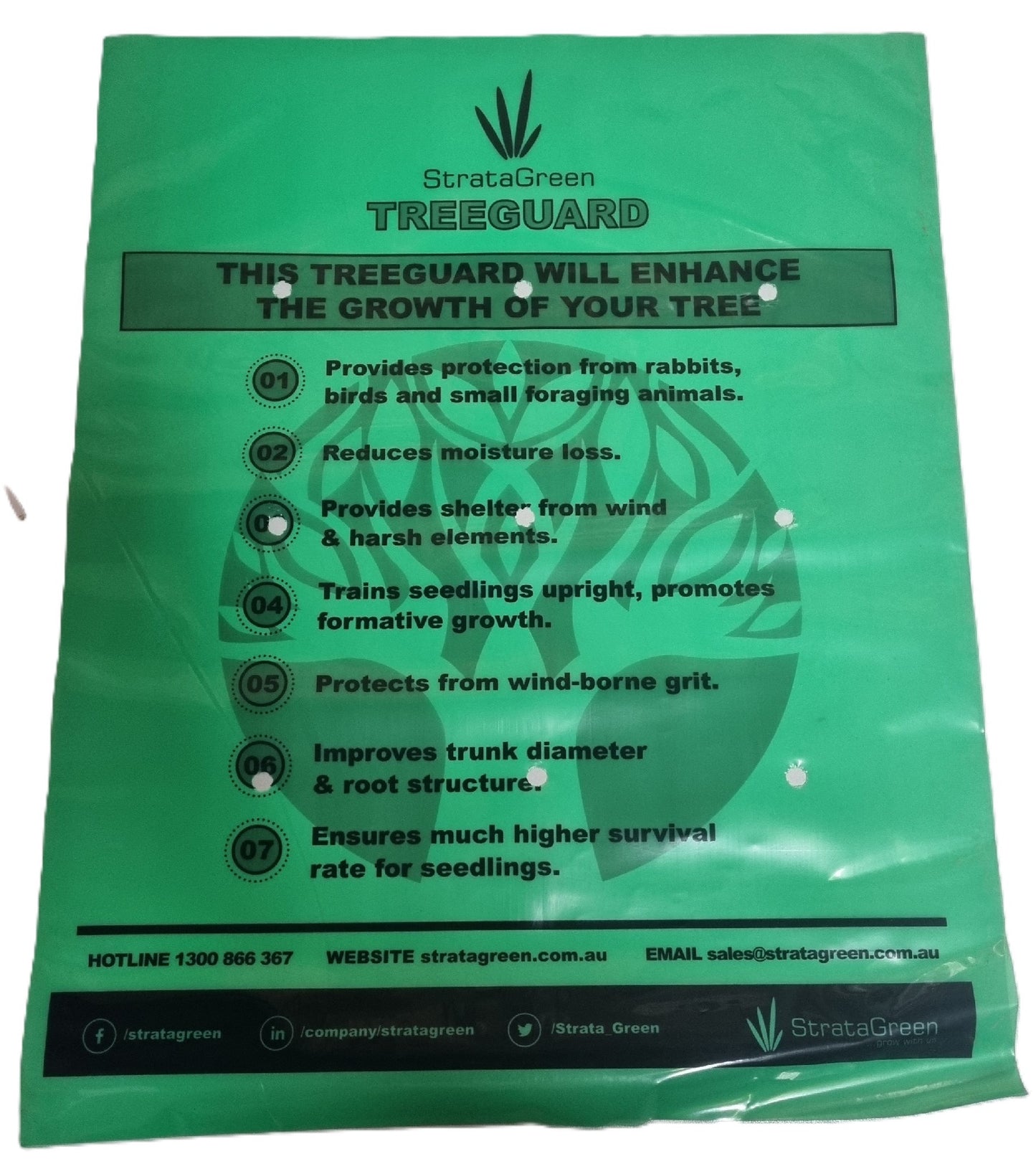 TREE GUARD (PLASTIC ONLY) PACK OF 10