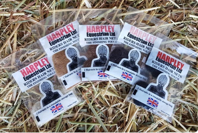 HAIR NET HARPLEY EQUESTRIAN 2-PACK MID BROWN
