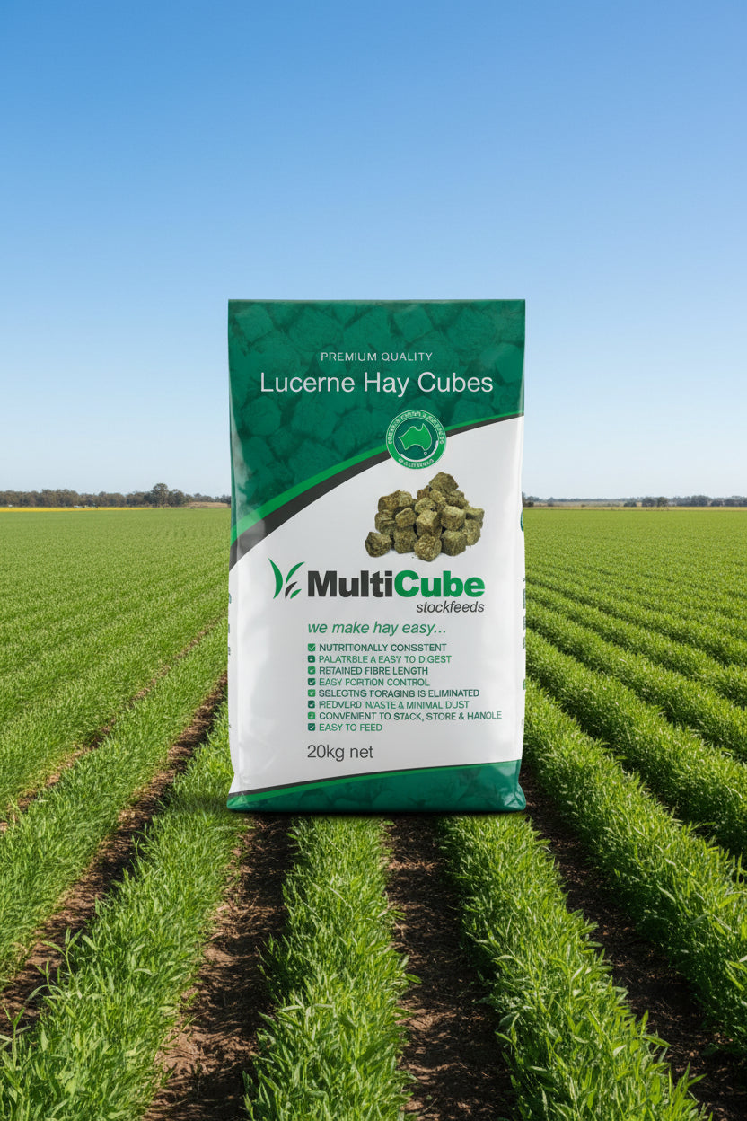MULTICUBE LUCERNE HAY CUBES 20KG
