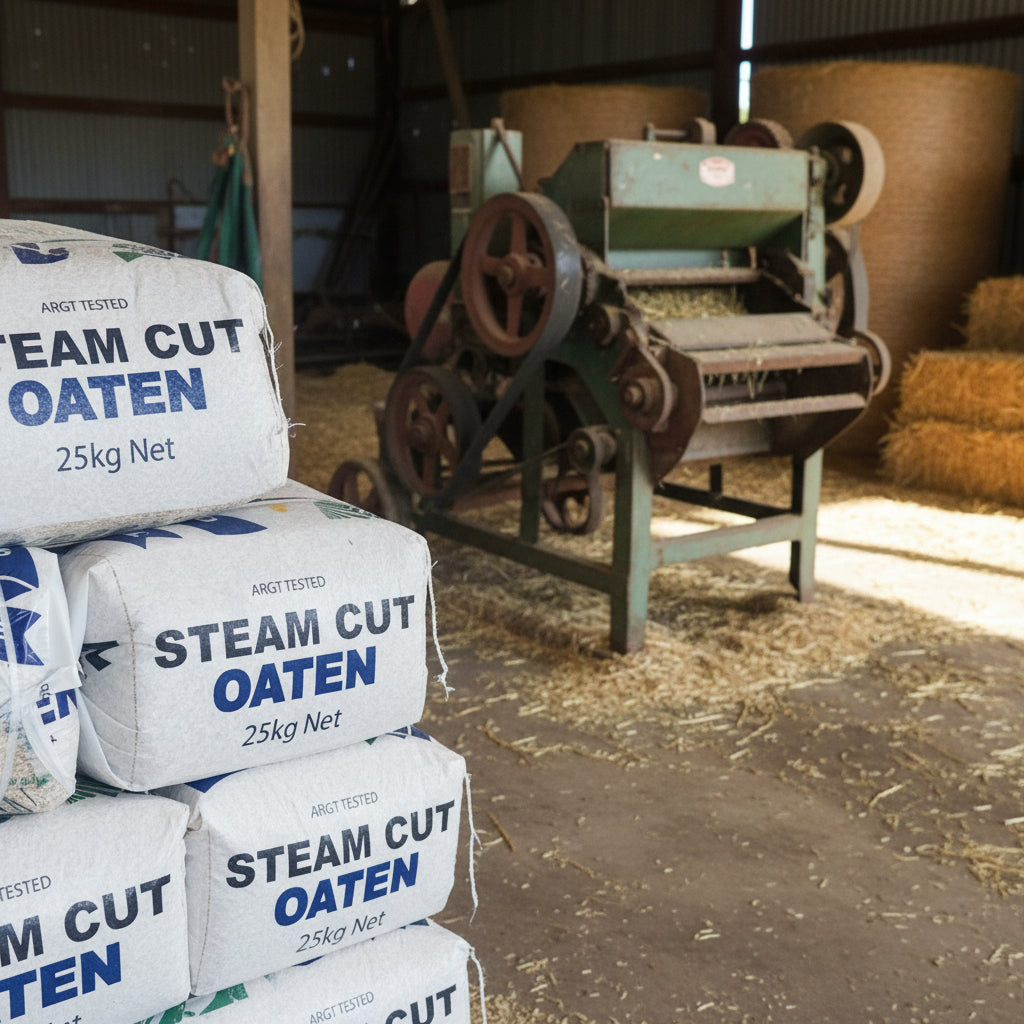 CHAFF OATEN (PLASTIC WRAP) WESTERN HAY