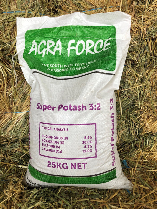 FERTILISER SUPER POTASH 3.2 LMBG 25KG