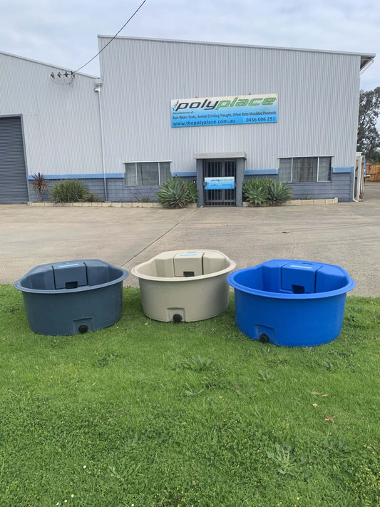 TROUGH WATER THE POLY PLACE 220LTR ASSORTED COLOURS