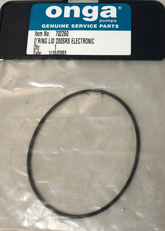 ONGA O RING LID 200SRS ELECTRONIC PART NO: 702260