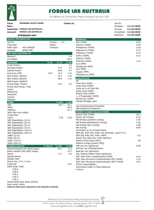 HAY MEADOW ROLL 4" K&S