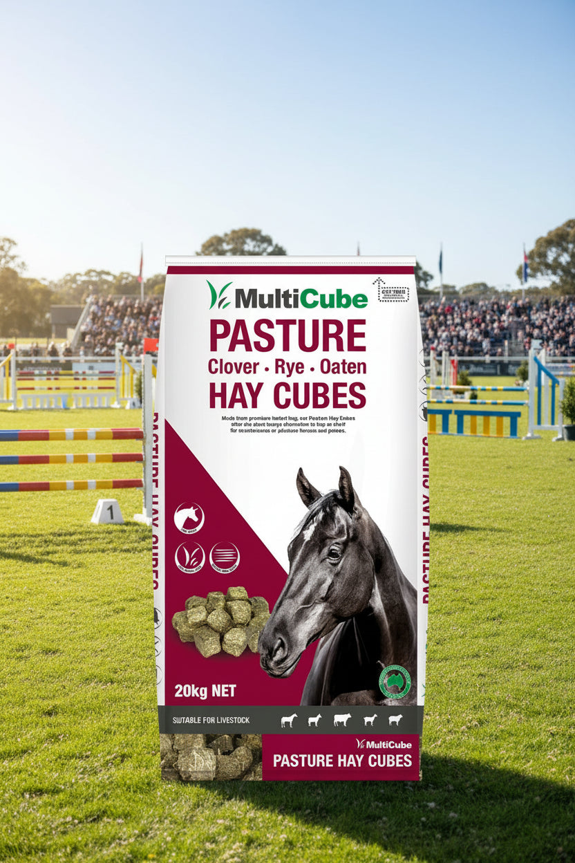 MULTICUBE PASTURE-CLOVER,RYE & OATEN 20KG