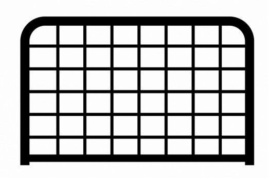 GATE FARM VERTICAL MESH WHITES COLLOARED 1000 3.3M