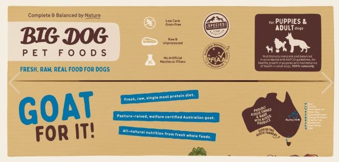 BIG DOG GOAT 3KG (12 PACK)