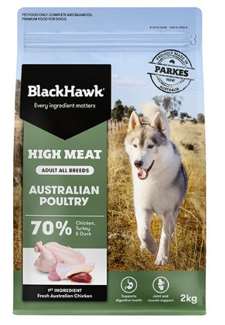 BLACKHAWK HIGH MEAT AUSTRALIAN POULTRY 2KG