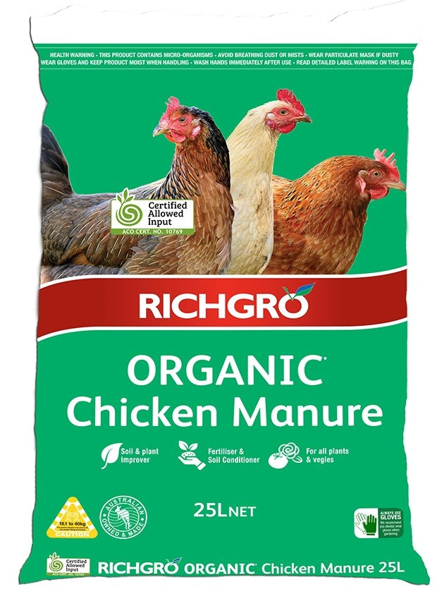 MANURE CHICKEN ORGANIC RICHGRO 25LTR