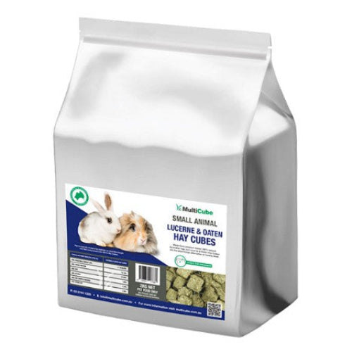 MULTICUBE SMALL ANIMAL LUCERNE & OATEN CUBES 2KG