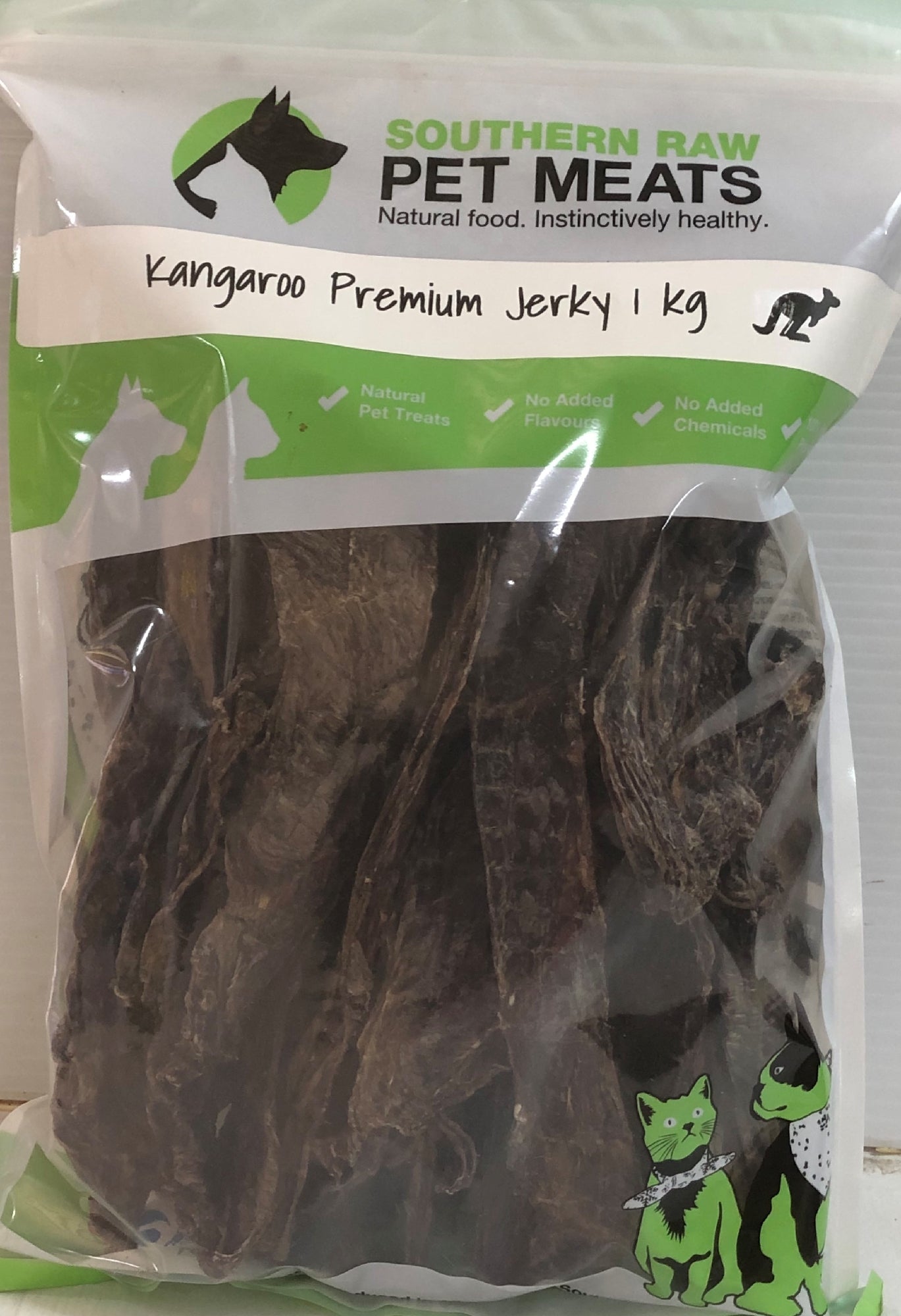 SOUTHERN RAW KANGAROO JERKY 1KG