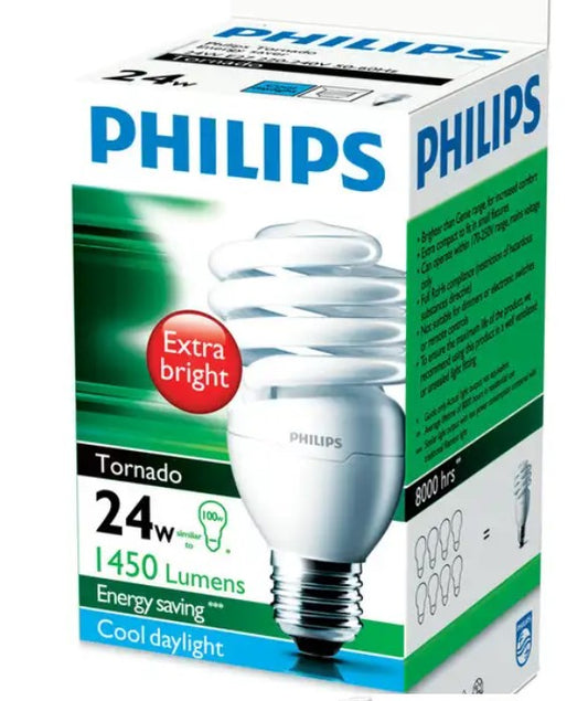 GLOBE PHILIPS SPIRAL ES DAYLIGHT 24W