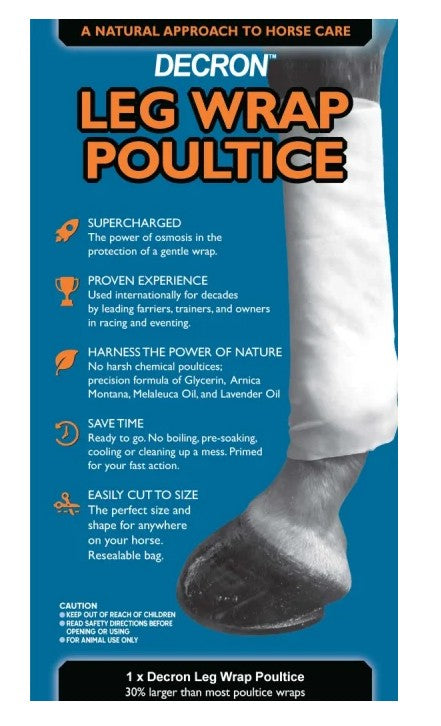 LEG WRAP POULTICE DECRON EACH