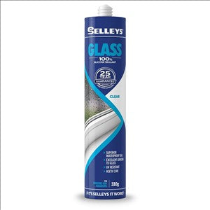 SILICONE GLASS CLEAR SELLEYS 310GRM