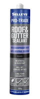 PRO TRADE ROOF & GUTTER SEALAND BLACK SELLETS 300GM