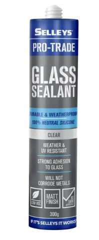 PRO TRADE GLASS SEALAND CLEAR SELLEYS 300GM