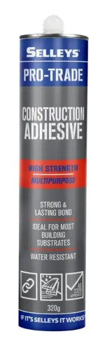 PRO TRADE CONSTRUCTION ADHESIVE SELLEYS 320GM
