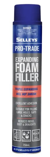 PRO TRADE EXPANDING FOAM FILLER 750GM