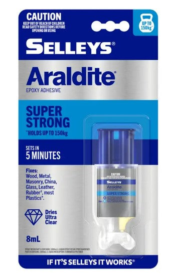ARALDITE SUPER STRONG SELLEYS 8ML