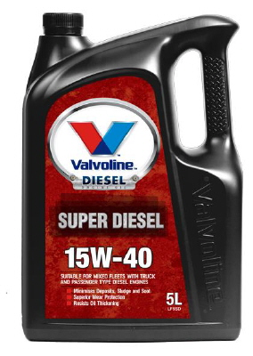 OIL SUPER DIESEL 15W-40 VALVOLINE 5LTR