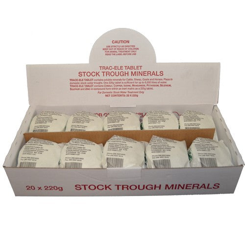 TROUGH BLOCK TRACE-ELE MINERALS DAVID GREYS 220GRM
