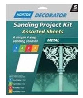 SANDING KIT METAL 5 PACK 230X280MM