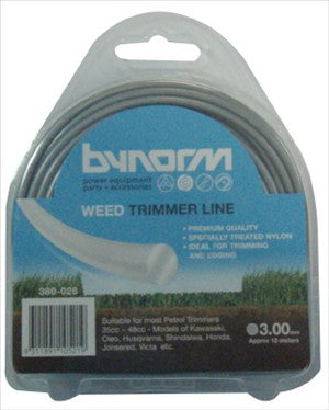 LINE TRIMMER ROUND BYNORM GREY 3.00MM