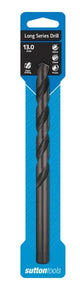 DRILL BIT LONG SERIES HSS METAL BLUE 13MM SUTTON