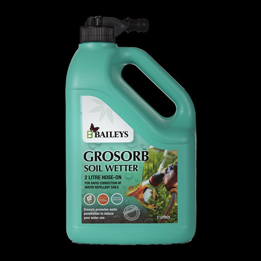 BAILEYS GROSORB LIQUID SOIL WETTTER 2LT HOSE ON