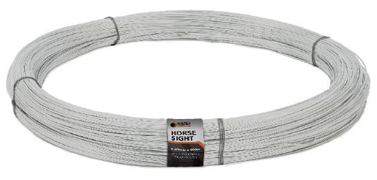 FENCE WIRE HORSE PVC COATED WHITES 5.20MM x 400M ROLL