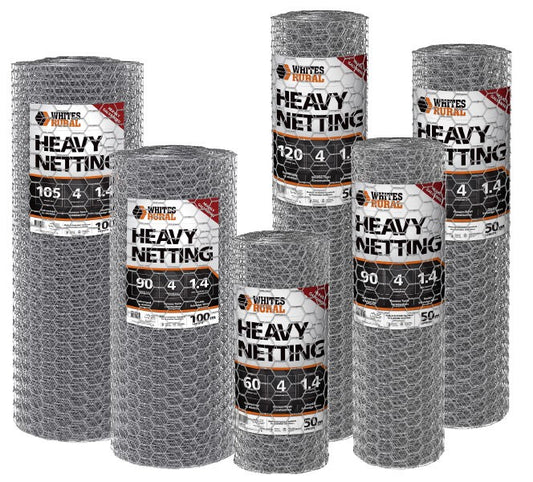 NETTING HEAVY DUTY RURAL WHITES