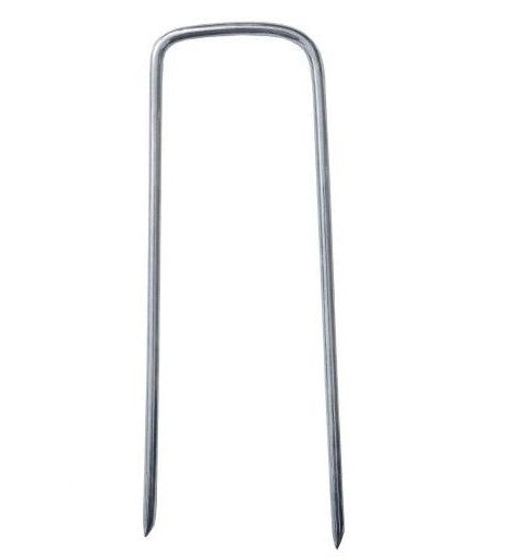 WEED MAT PINS METAL WHITES WIRE 3MM X 150MM PK20