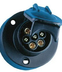 TRAILER BASE 7 PIN SMALL PLASTIC