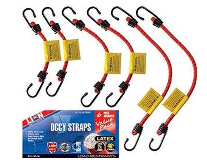 OCCY STRAP ASSORTED 6PCE