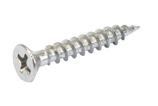 SCREWS HINGE CHROME PLATED 100 PACK 8G X 25MM