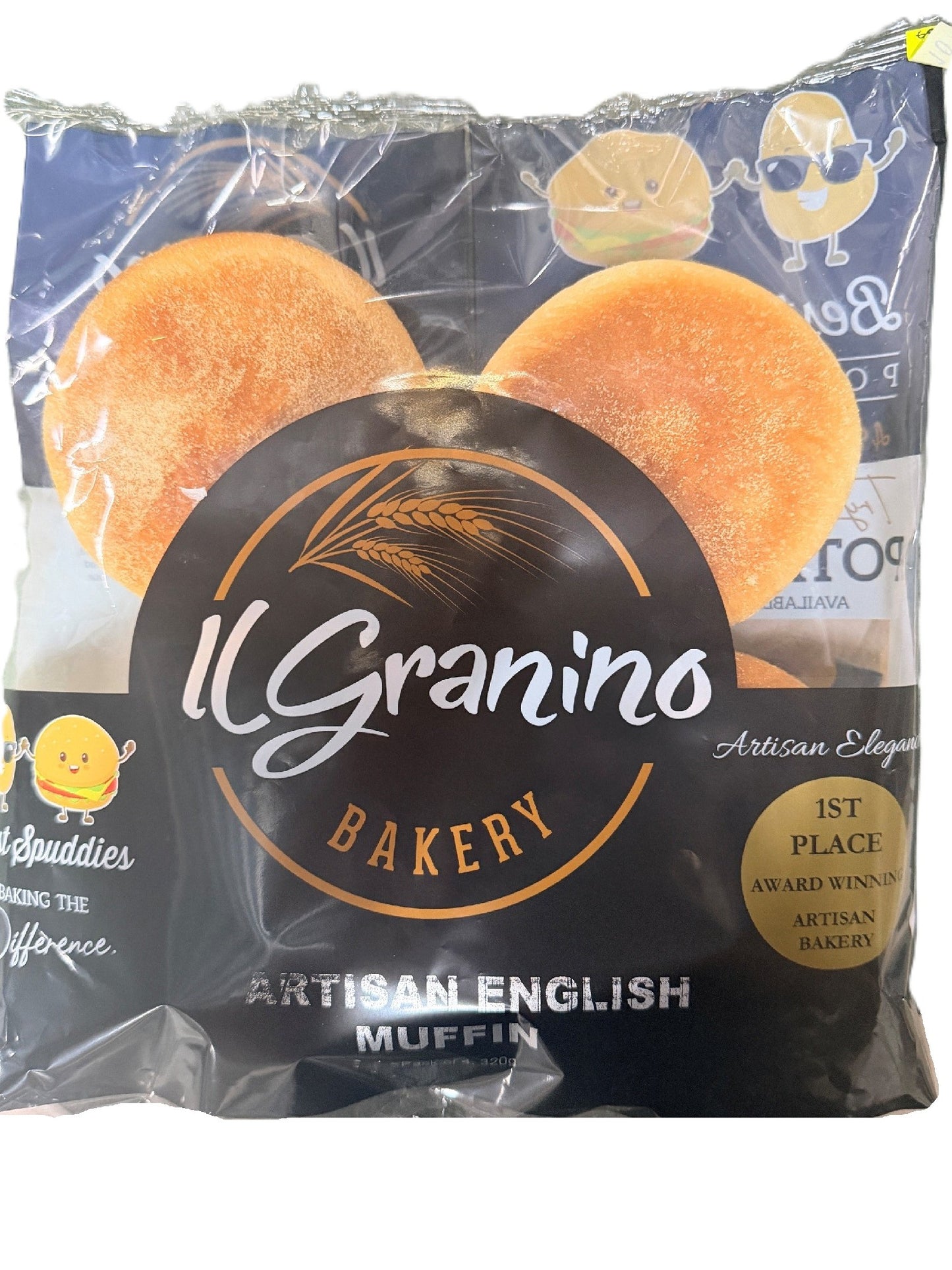BREAD ARTISAN ENGLISH MUFFINS 4 PACK