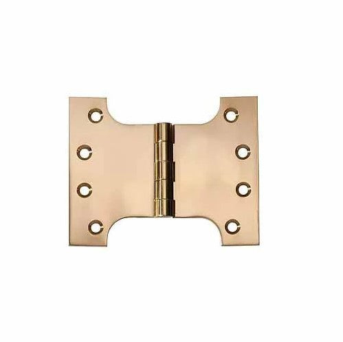 HINGES P&L BRASS PARLIAMENT 100 X 125 X 4MM SINGLE