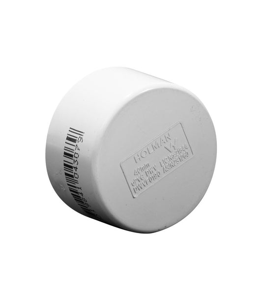 DWV PVC CAP PUSH ON