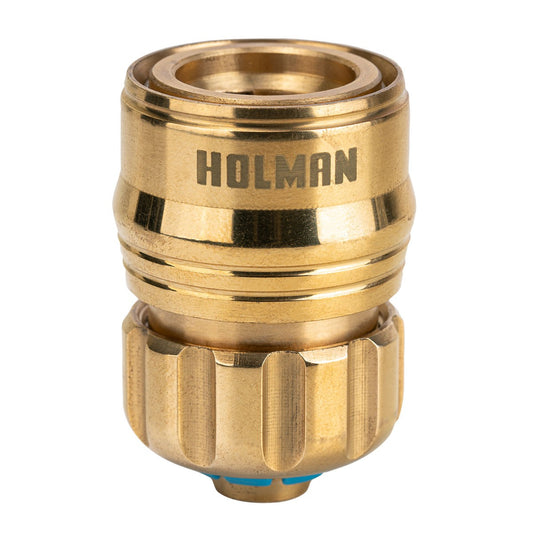 HOSE CONNECTOR BRASS GRIP 'N' LOCK HOLMAN