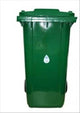 WHEELIE BIN PLASTIC GREEN 100LTR
