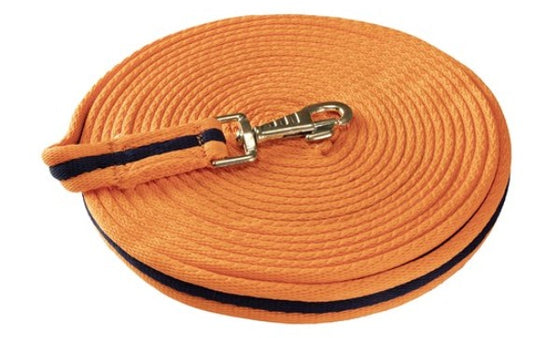 LUNGE LEAD SOFT TUBULAR SHOWMASTER 8MTRS