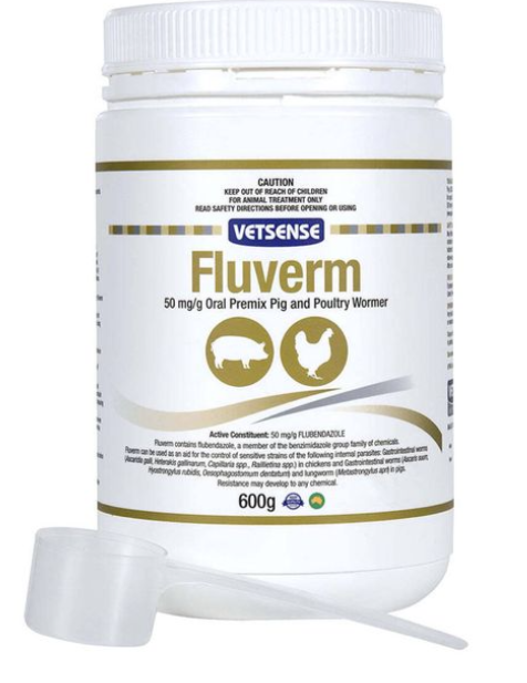 FLUVERM PIG & POULTRY WORMER 600GM