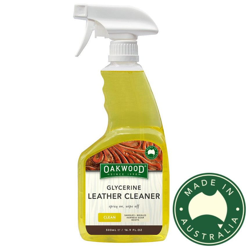 LEATHER CLEANER GLYCERINE OAKWOOD 500ML
