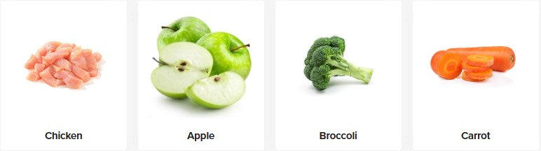 PRIME100 COOKED AUSTRALIAN CHICKEN,BROCCOLI & APPLE 1.7KG