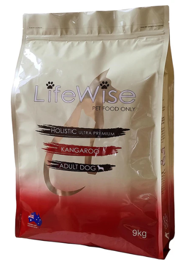 LIFEWISE ADULT KANGAROO WITH LAMB RICE & VEGIES 9KG