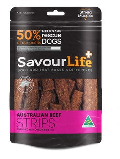 SAVOURLIFE BEEF STRIPS 165GM