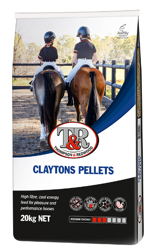 T&R CLAYTONS HORSE PELLETS 20KG