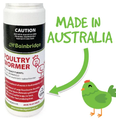 POULTRY WORMER BAINBRIDGE 125ML