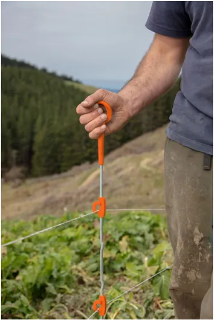 RING TOP POST EXTRA HEAVY DUTY MULTIWIRE GALLAGHER 875MM HIGH X 7MM